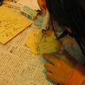 いよいよ電熱ペンで仕上げていきます。